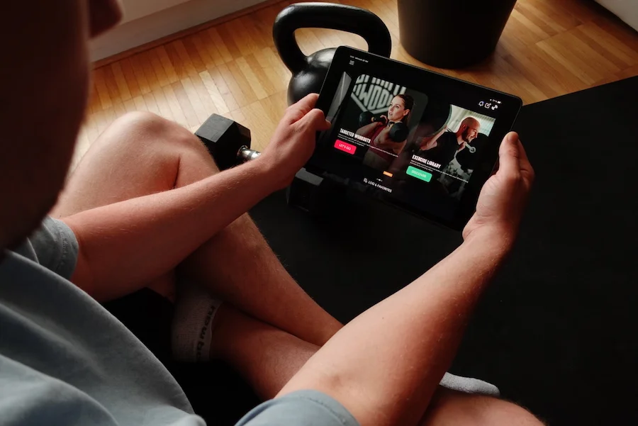 Athlet mit dem SmartWOD Workout Generator