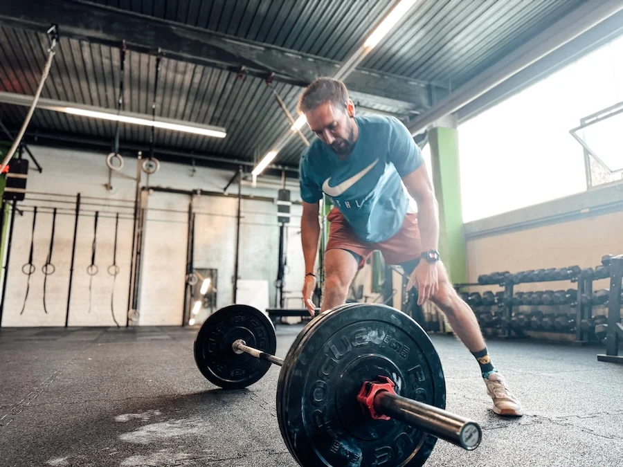Athlet bei einem CrossFit Workout