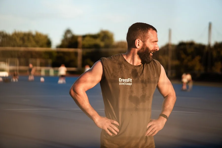Athlet beim Outdoor-Training