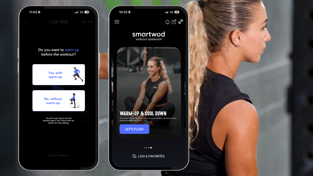 Warm-up Flow im SmartWOD Workout Generator