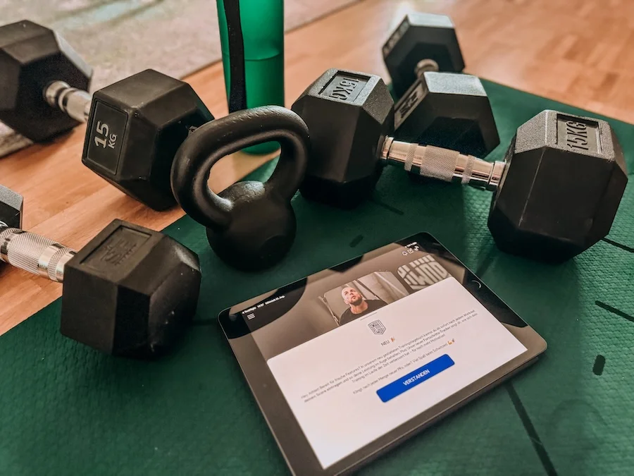 Gewichte für das Training zu Hause